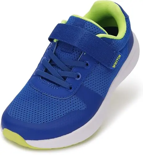 WHITIN kids zero drop running shoes with wide toe box and breathable mesh