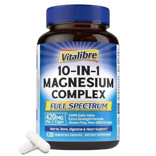 Vitalibre 10 in 1 Magnesium Complex supplement bottle