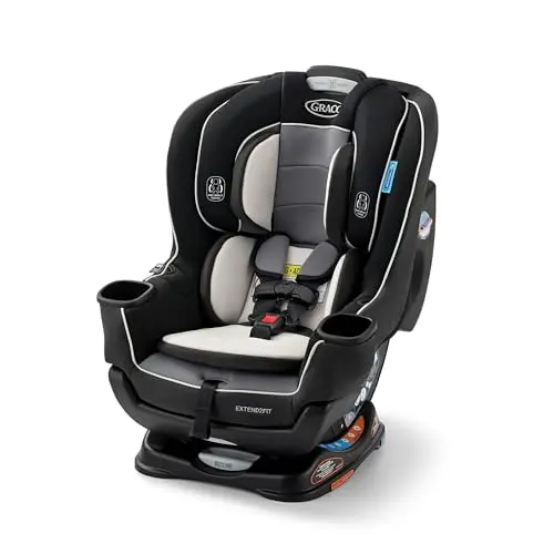 Graco Extend2Fit convertible car seat in gotham color