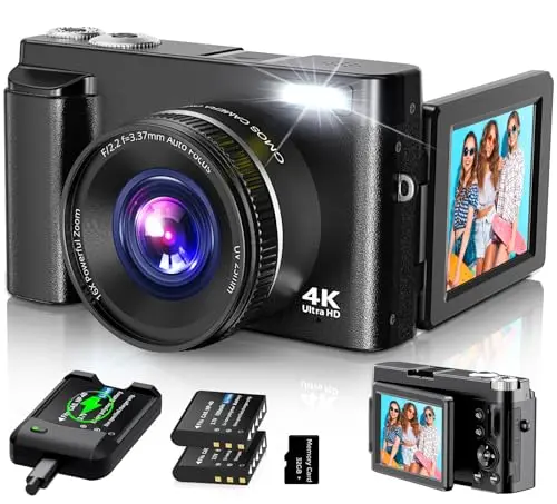 Duluvulu 4K digital camera with autofocus