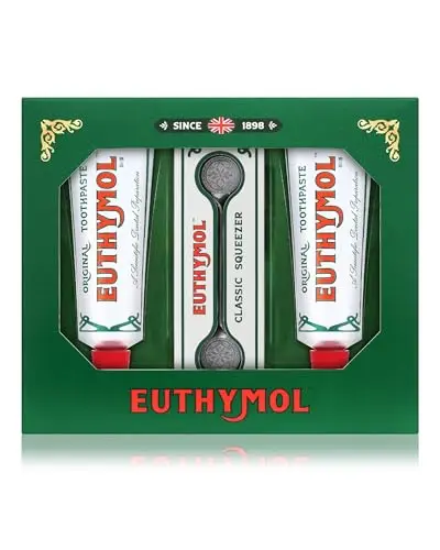 EUTHYMOL Original Toothpaste set with squeezer