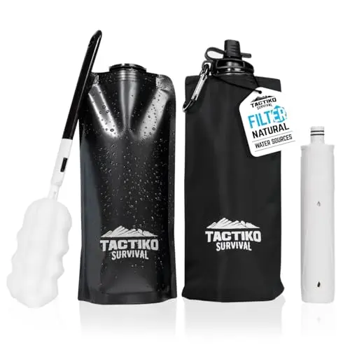 Tactiko purifying water bottle with filter