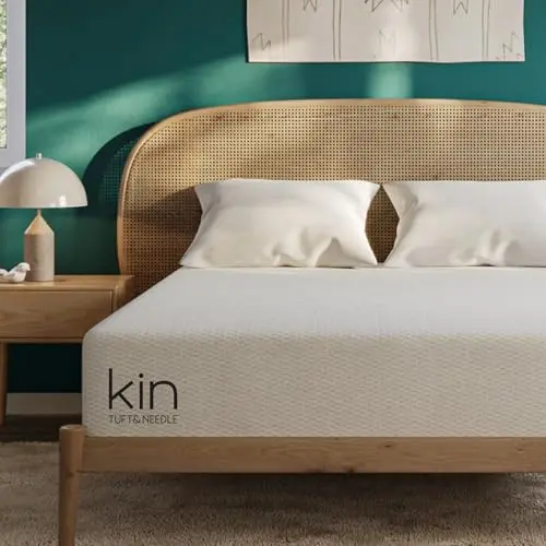 Tuft & Needle Kin adaptive foam mattress in bedroom