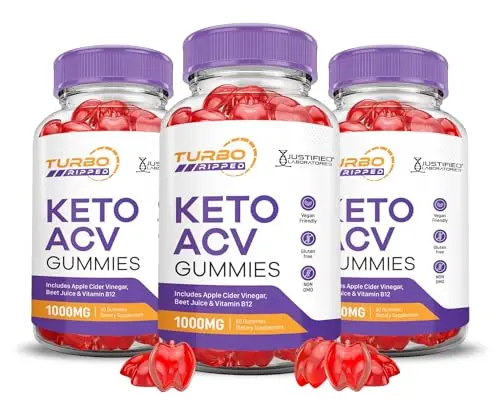 Turbo Ripped Keto ACV Gummies package