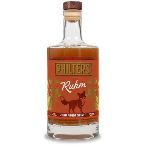 Philters Non-Alcoholic Ruhm bottle with modern design