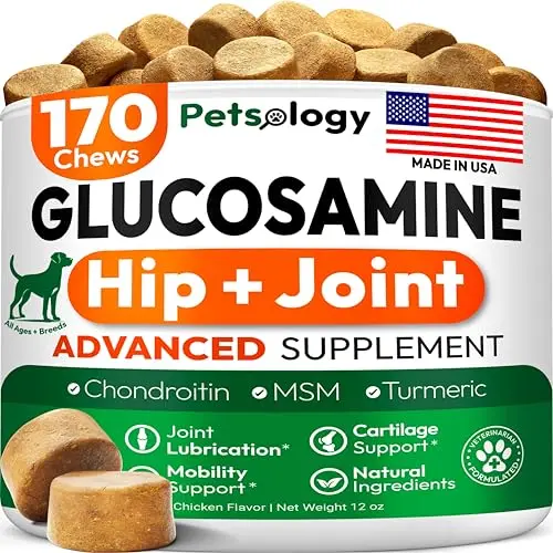 Petsology dog joint supplement soft chews