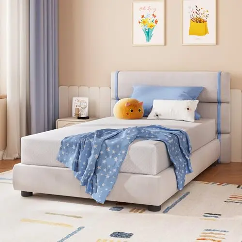 SynthoSpace 8-inch green tea memory foam twin mattress