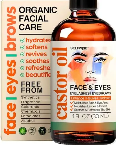 SELFWISE castor oil blend with pump bottle