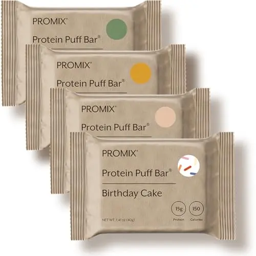 ProMix protein puff bars variety pack with marshmallow crispy texture