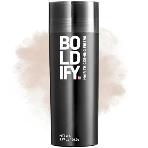 BOLDIFY Hair Fibers for thinning hair coverage