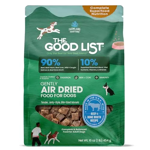 Farmland Traditions The Good List air-dried dog food bag