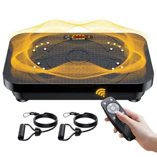 OVANZA vibration plate with magnet massage and compact design