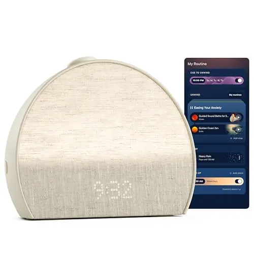 Hatch Restore 3 sunrise alarm clock and sound machine with smart features