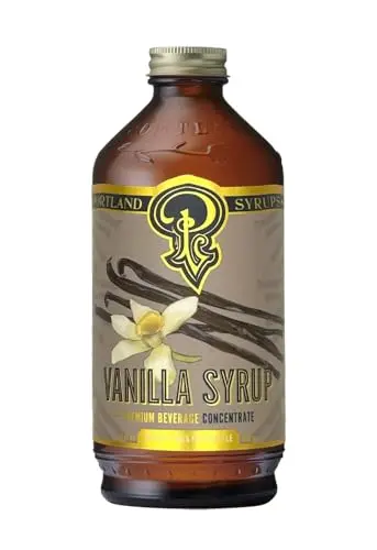 Portland Syrups Vanilla bottle with organic cane sugar