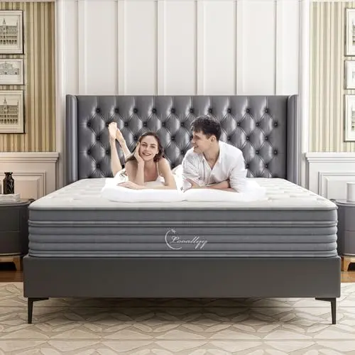 Looallyy hybrid mattress with mixed memory foam and independent springs