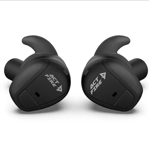 ACT FIRES electronic shooting ear protection plugs with charging case