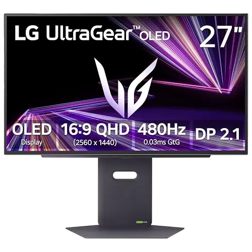 LG Ultragear 27-inch OLED gaming monitor with 480Hz refresh rate