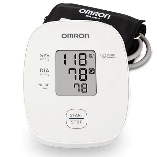 OMRON Iron blood pressure monitor with simple design and wide-range cuff