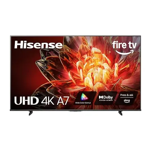 Hisense A7 TV with 4K display and gaming mode for budget-conscious gamers