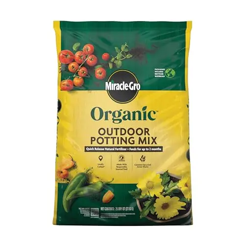 Miracle-Gro Organic Outdoor Potting Mix bag