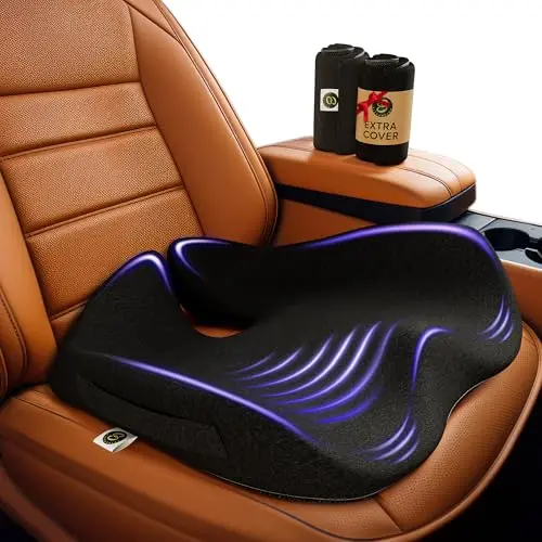 SitCushion extra large memory foam car seat cushion