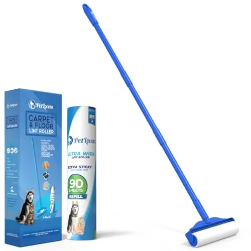PetLovers large lint roller with extendable handle