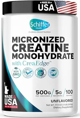 SCHIFFER HEALTH Creatine Monohydrate Powder tub