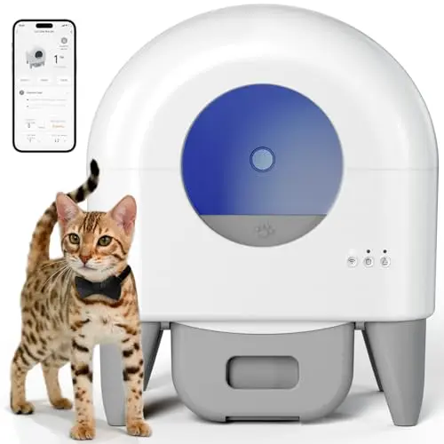 FUMOI automatic litter box with washable liner