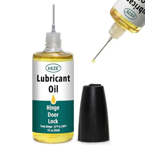 Keze door hinge lubricant with long needle oiler