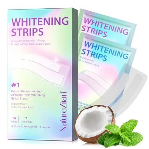 NATURE ZIRAN peroxide-free teeth whitening strips