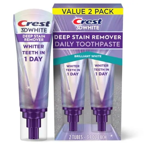 Crest 3DWhite Brilliance toothpaste with deep stain removal technology
