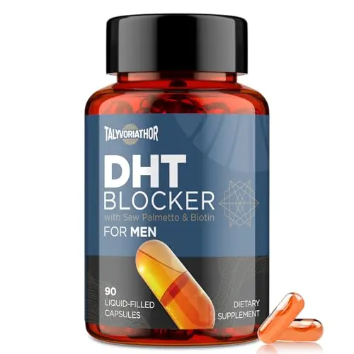 Talyvoriathor DHT blocker supplement in liquid-filled capsules