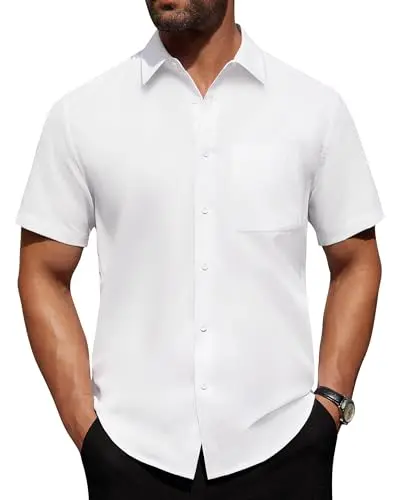 Alimens & Gentle short sleeve dress shirt for summer