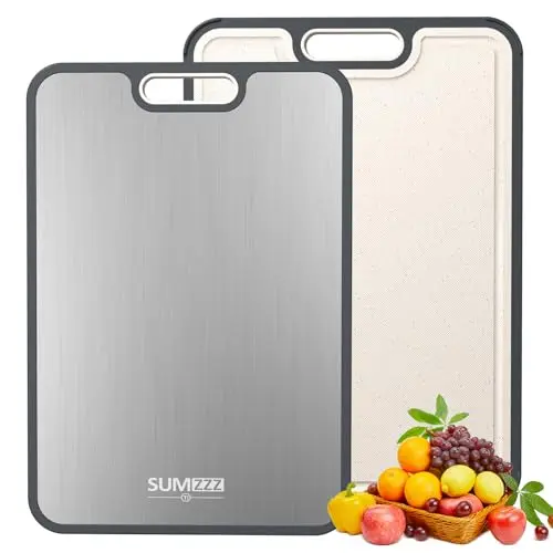 Sumzzz titanium and wheat straw PP dual-sided cutting board