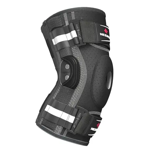 NEENCA professional knee brace with removable dual side stabilizers