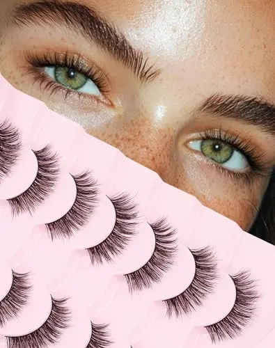 Onlyall natural wispy false eyelashes for hooded eyes