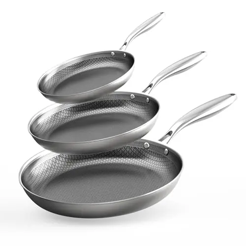 COOKER KING non toxic frying pan set for eggs