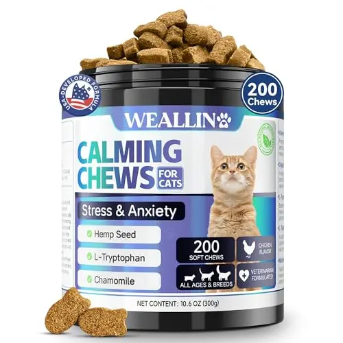 WEALLIN 200-count cat calming treats
