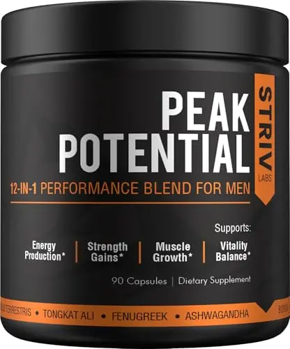STRIVLABS Peak Potential testosterone support capsules