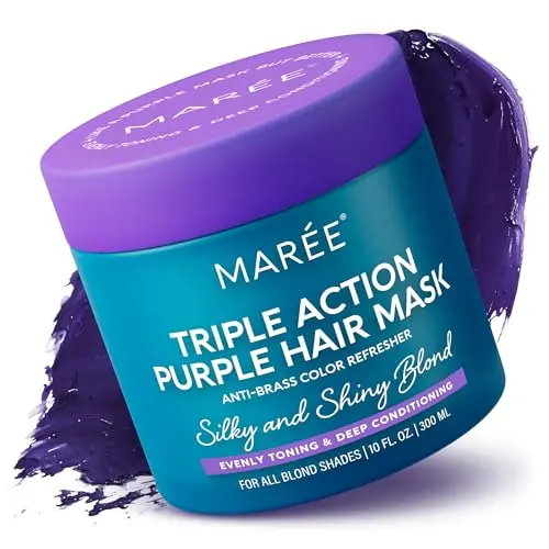 MAREE Purple Hair Mask for blonde hair toning and conditioning
