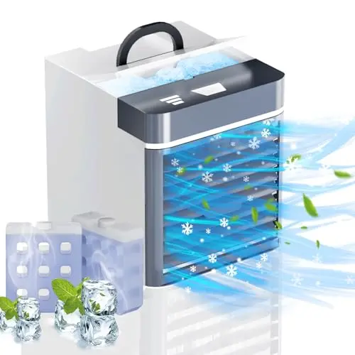 KidzRule portable air conditioner with ice packs