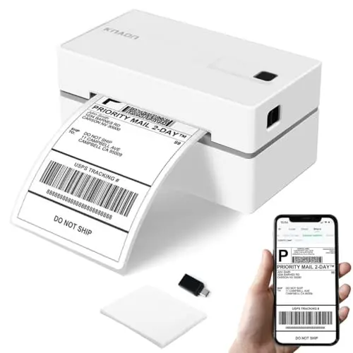 KNAON Bluetooth thermal shipping label printer
