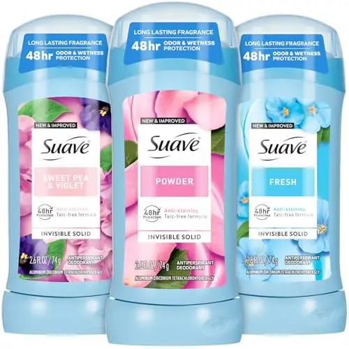Suave Antiperspirant Deodorant Variety Pack for women