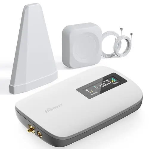 HiBoost Ally white cell phone signal booster