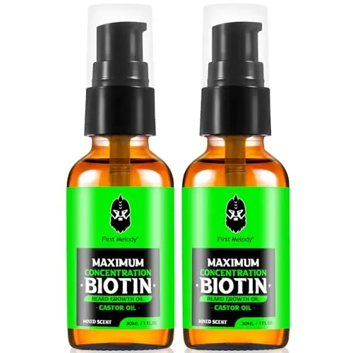 First Melody Beard Oil with high biotin content