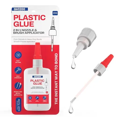 GH1200 Super Glue with brush and nozzle applicators