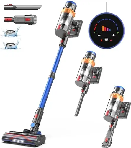AUQQ V28 cordless vacuum with intelligent display
