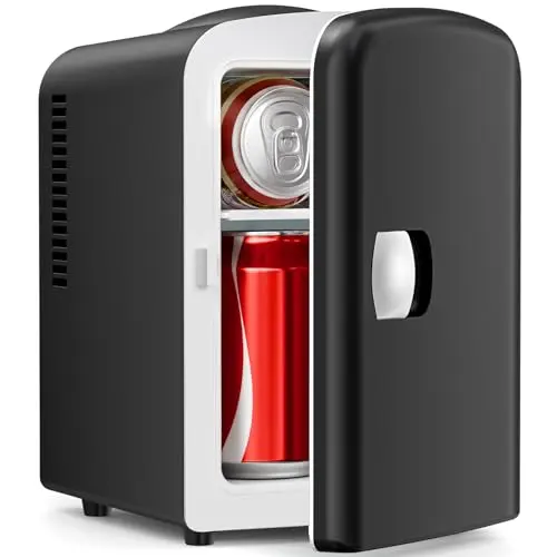 Electactic compact mini fridge with removable shelf
