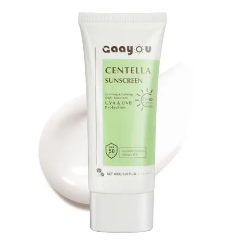 Centella Sunscreen SPF50 PA++++ bottle for oily skin