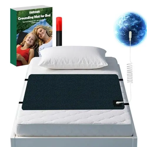 SWRSWR queen-size grounding mat with non-slip surface